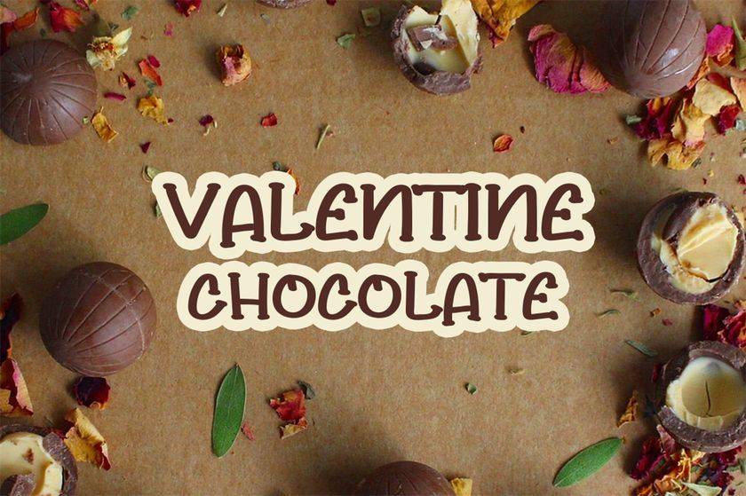 Valentine is Coming Font sample