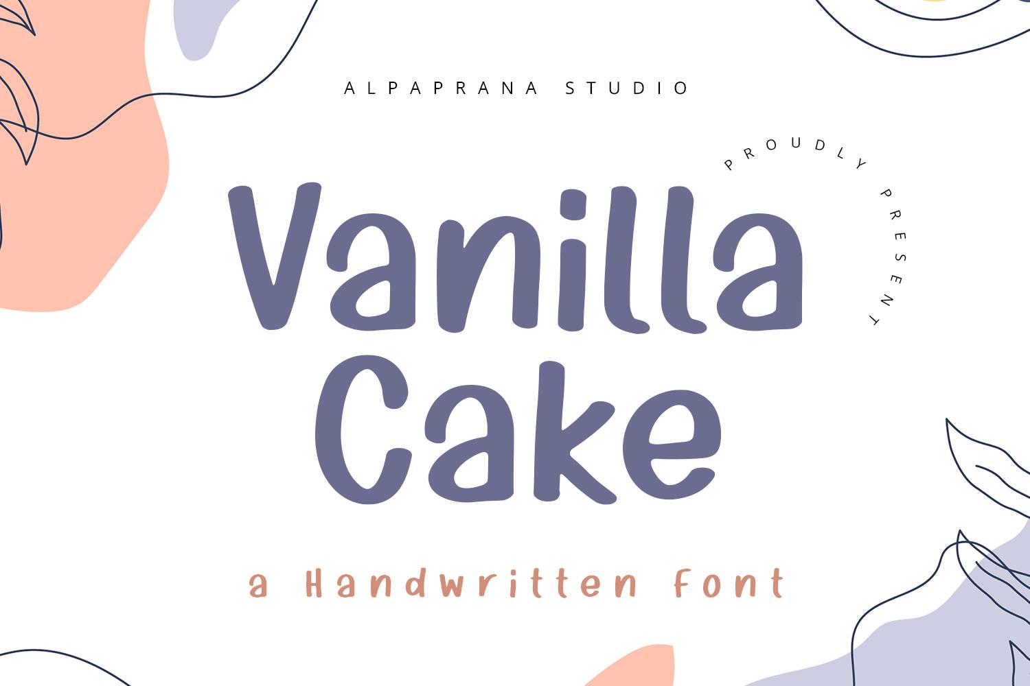 Vanilla Cake Font sample