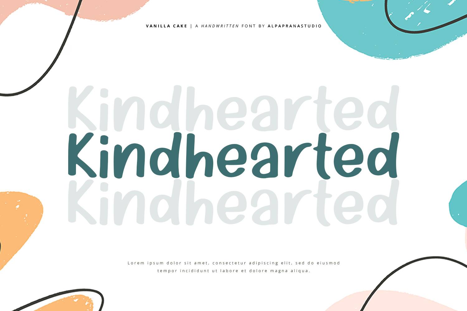 Vanilla Cake Font sample