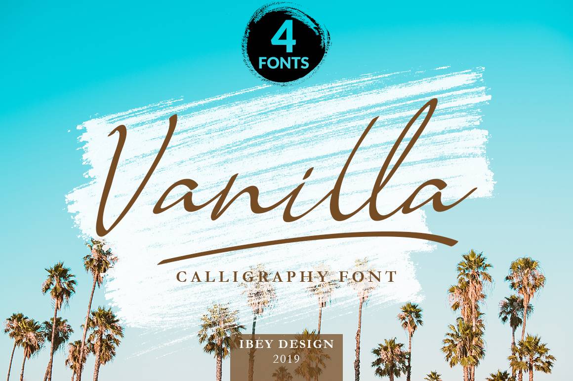 Vanilla Font sample
