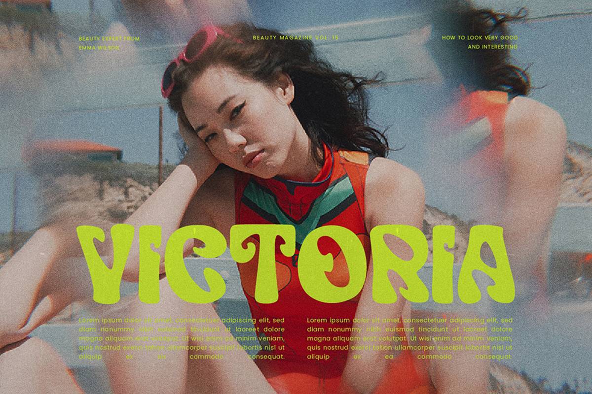 Vantage Font sample