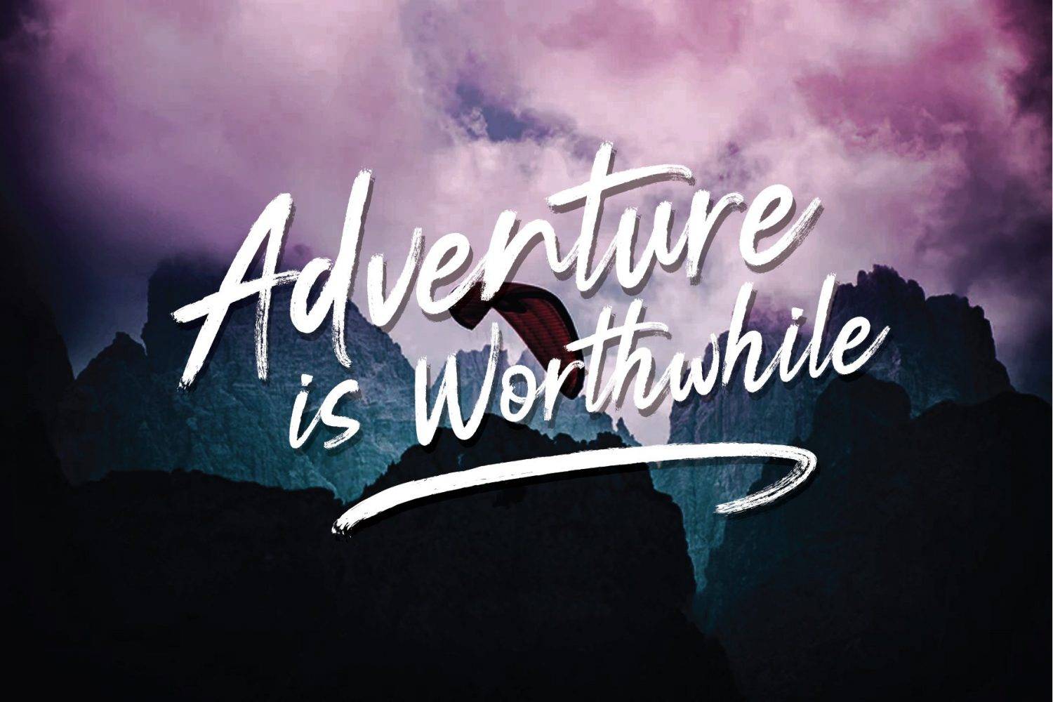 Vasttag Brush Font sample