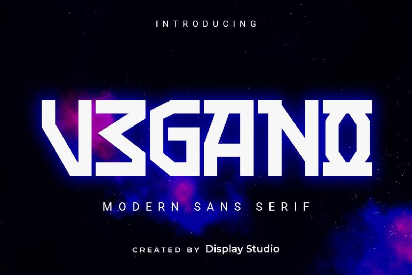 Vegano Font sample