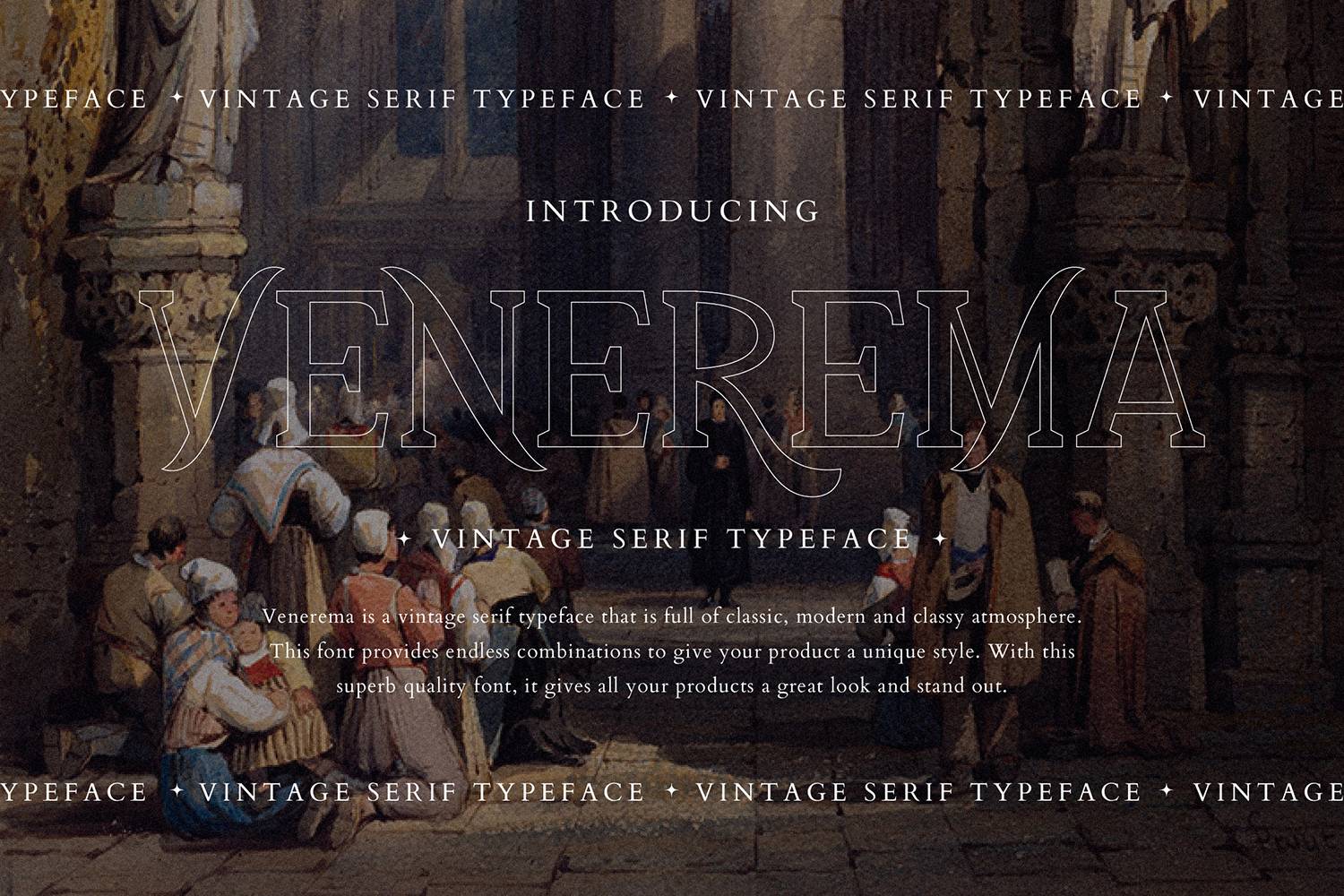 Venerema Font sample