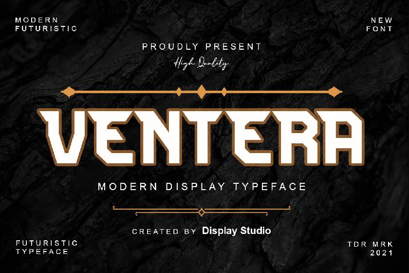 Ventera Font sample