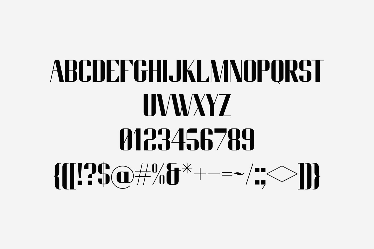 Ventnor Font sample