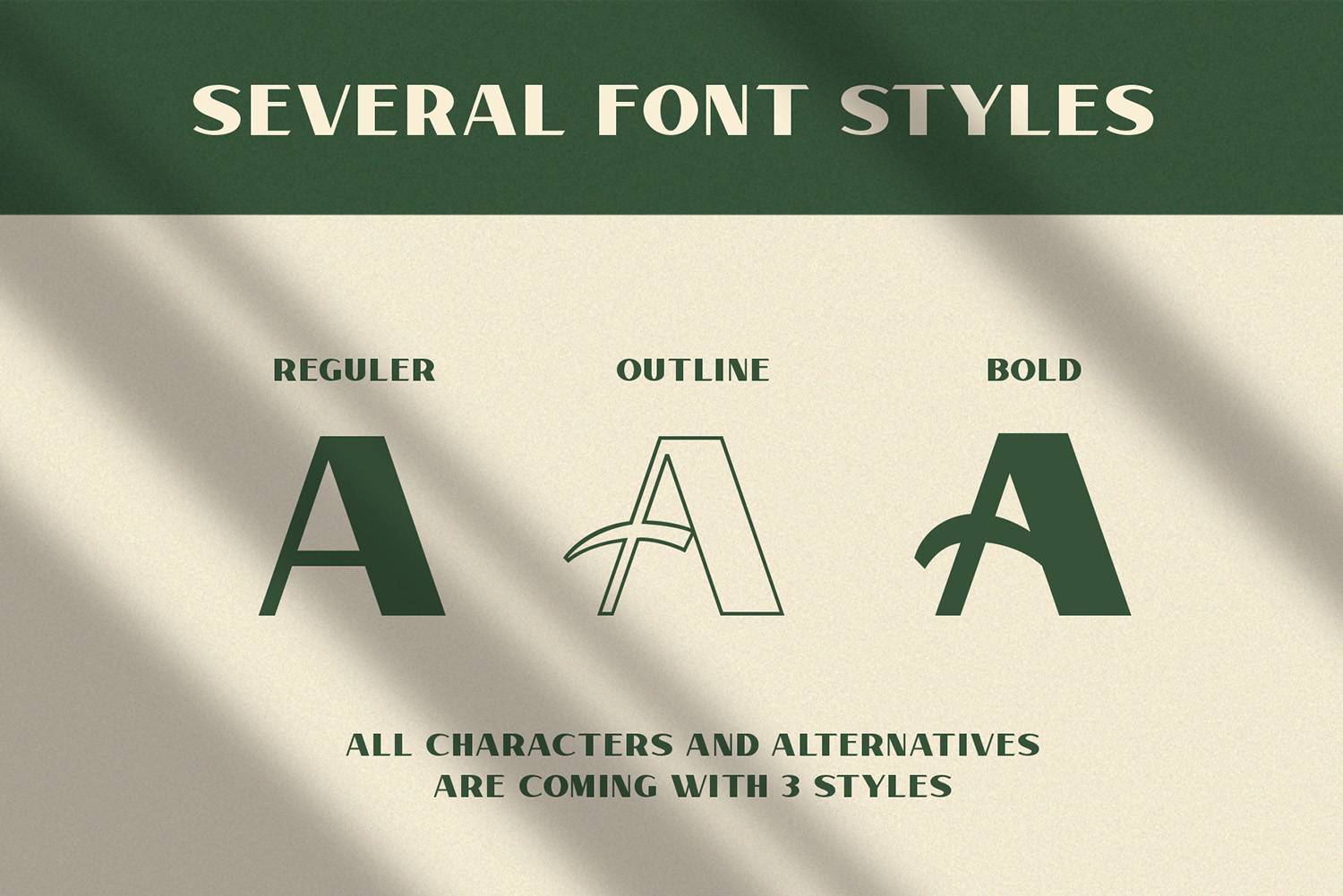 Verilet Font sample