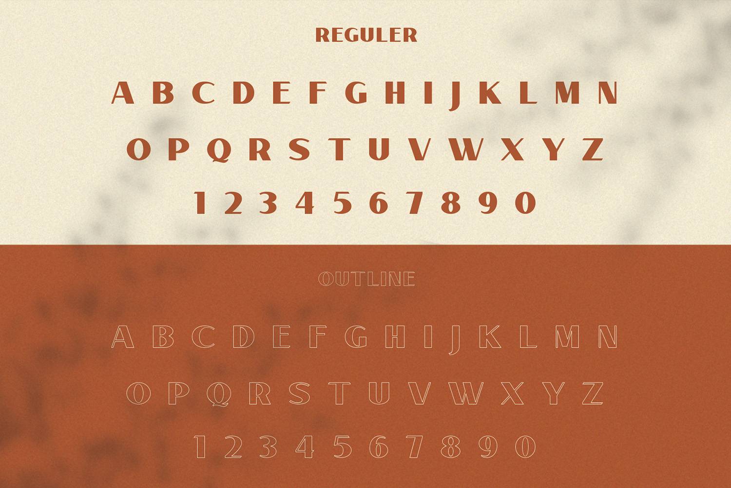 Verilet Font sample