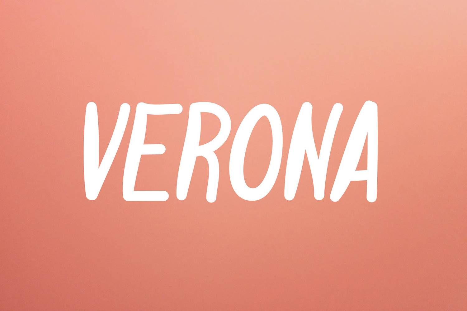 Verona Font sample