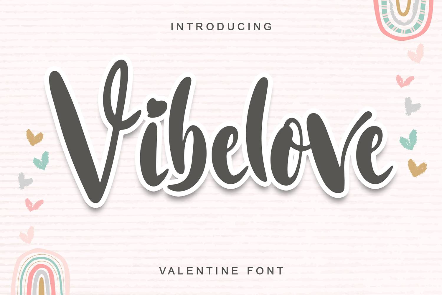 Vibelove Font sample