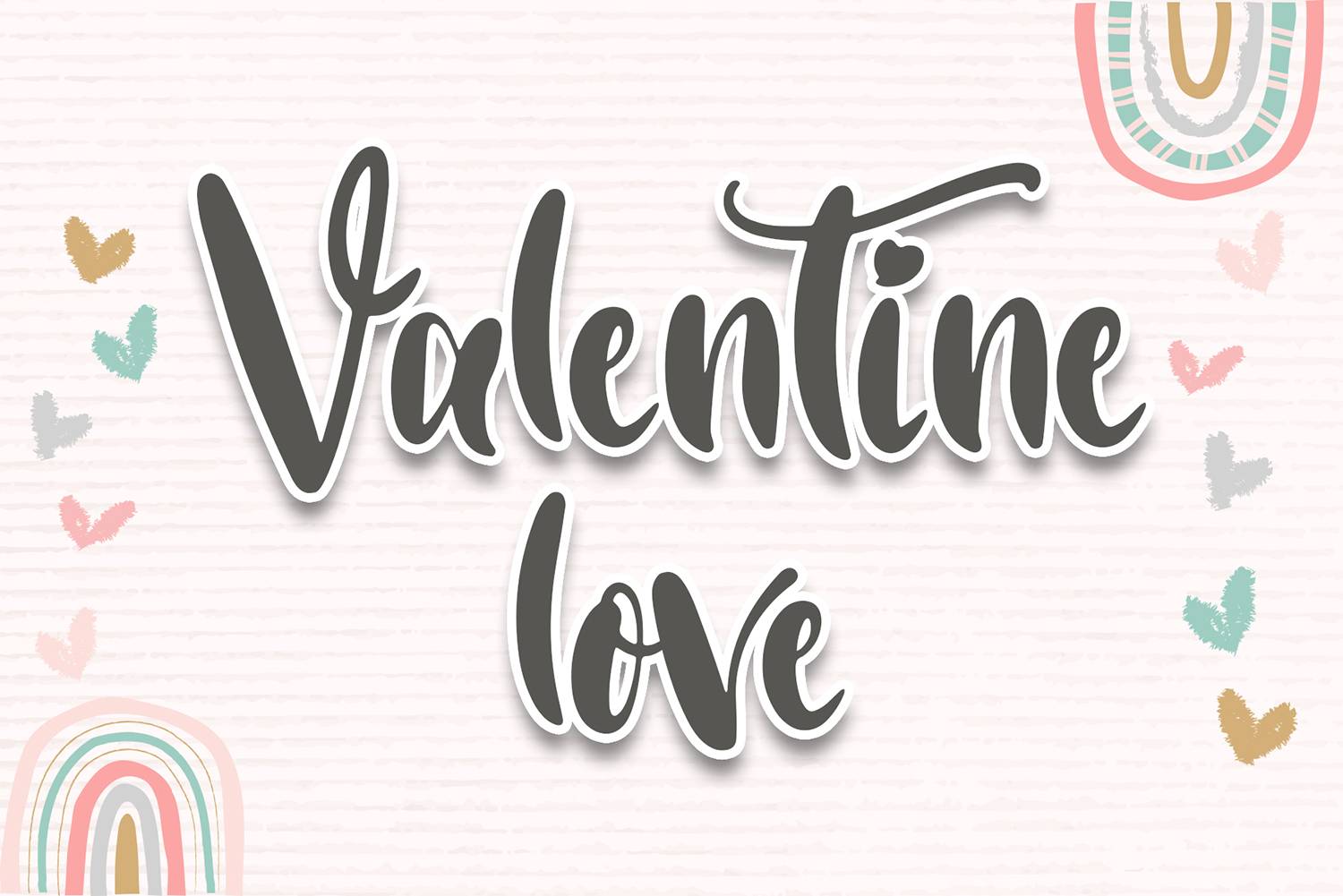 Vibelove Font sample