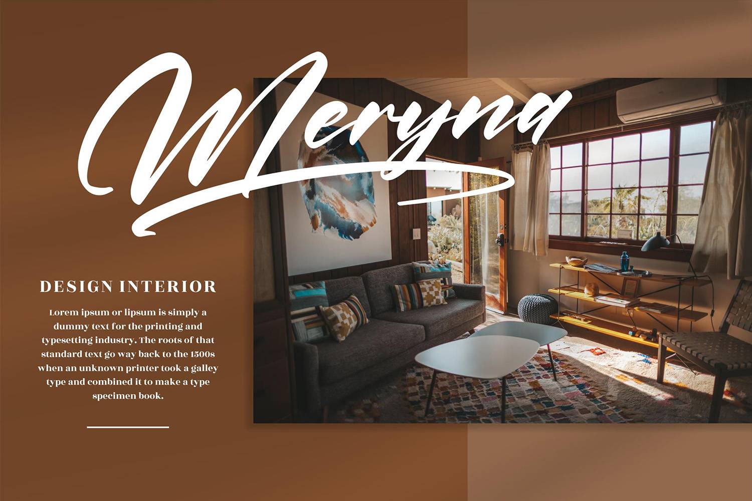 Victorian Font sample