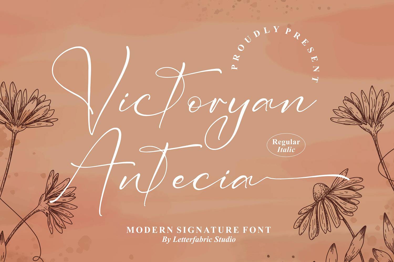 Victoryan Antecia Font sample