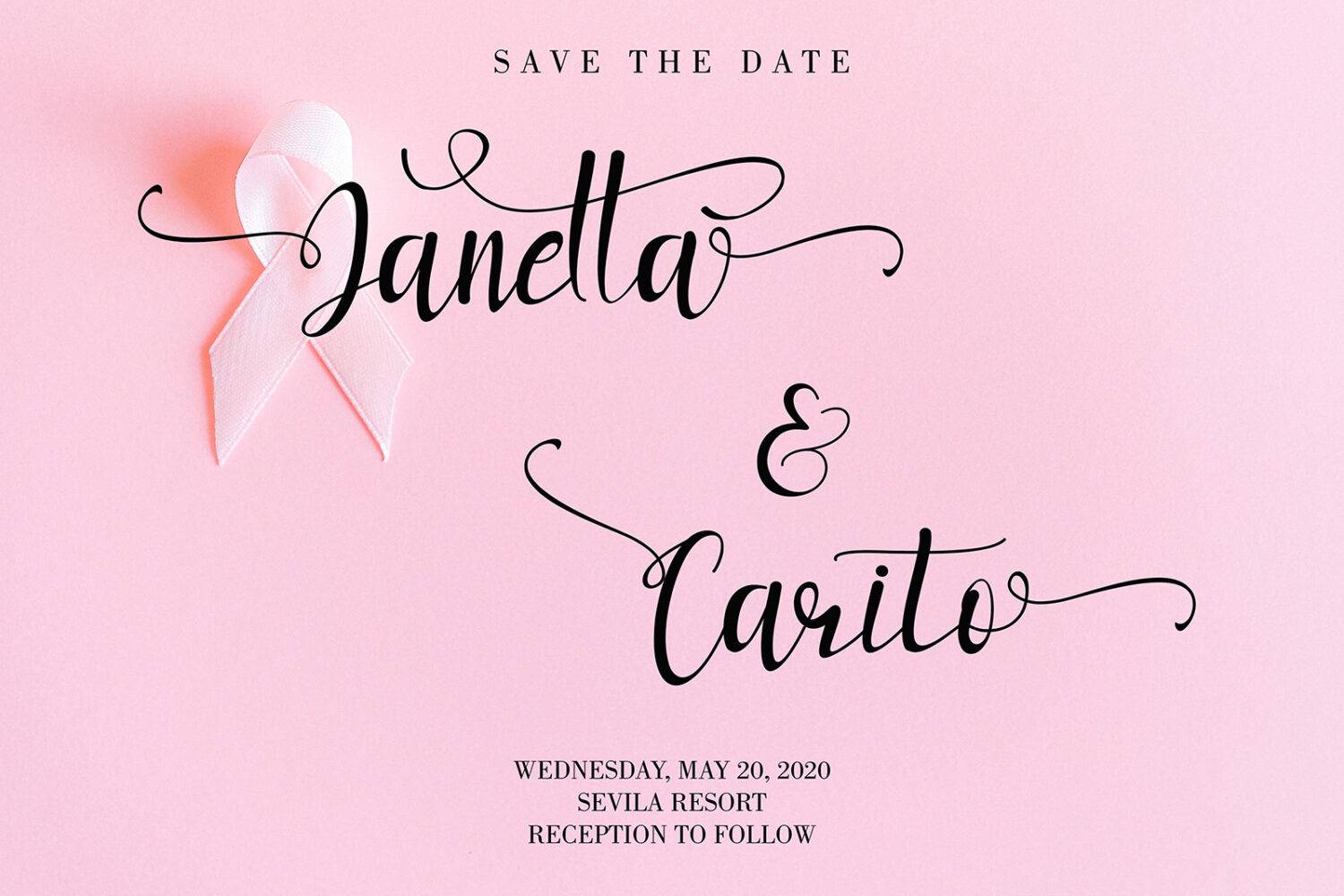 Vienetta Font sample