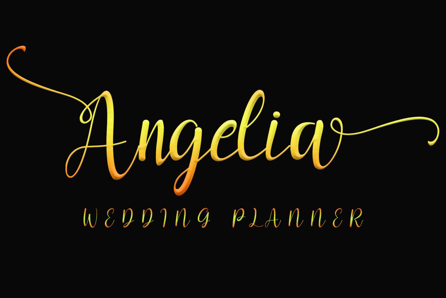 Vienetta Font sample