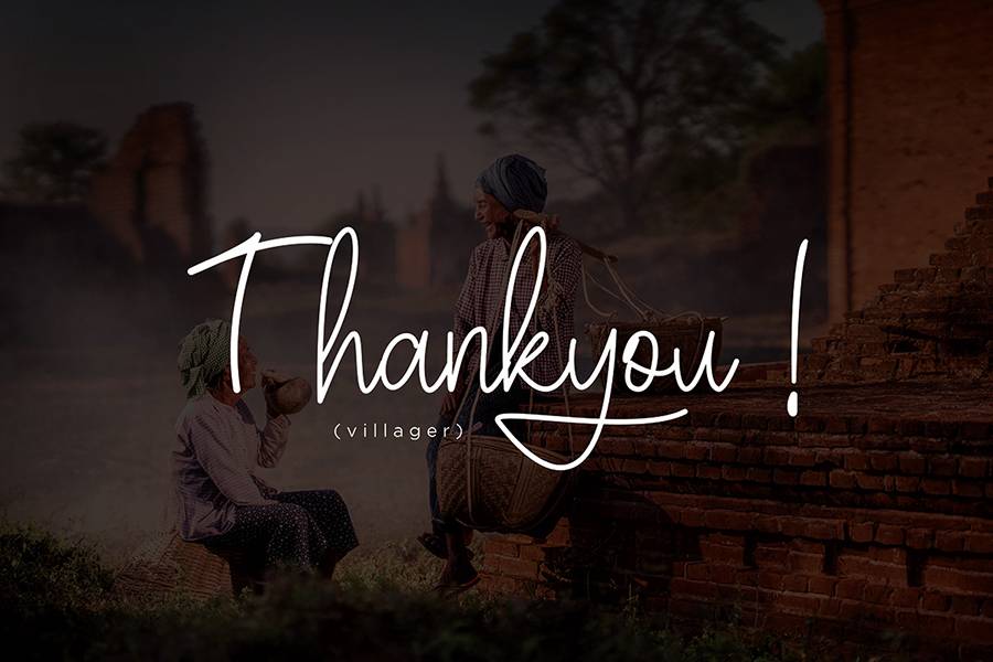 Villaga Stylish Signature Font sample