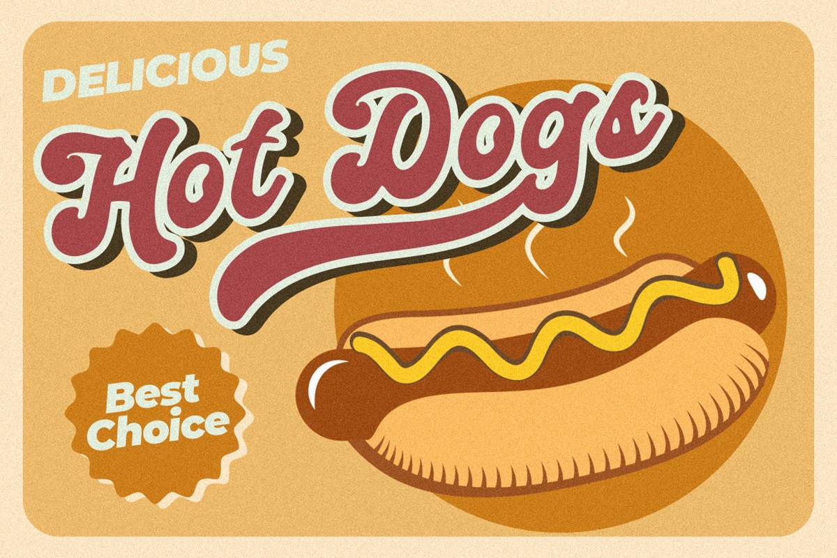 Vinttadge Font sample