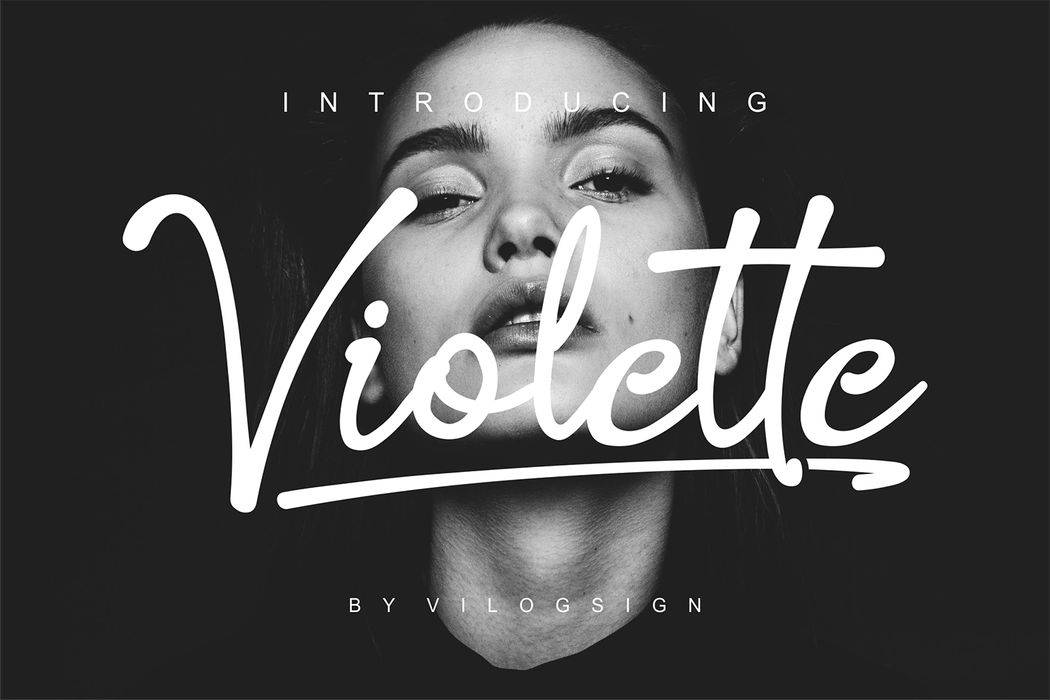 Violette Font sample