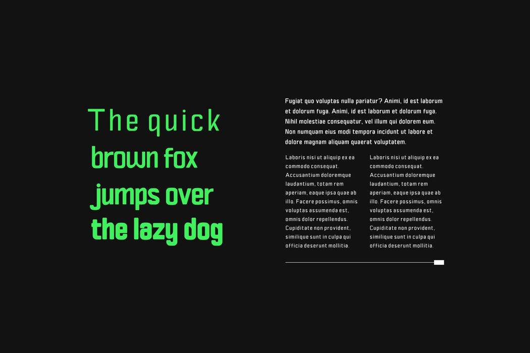 Viprox Font sample