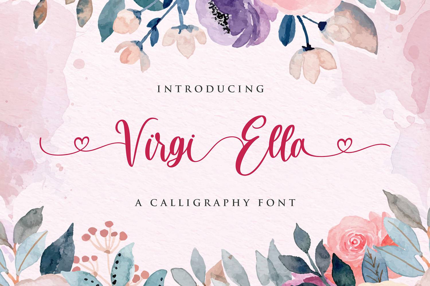 Virgi Ella Font sample