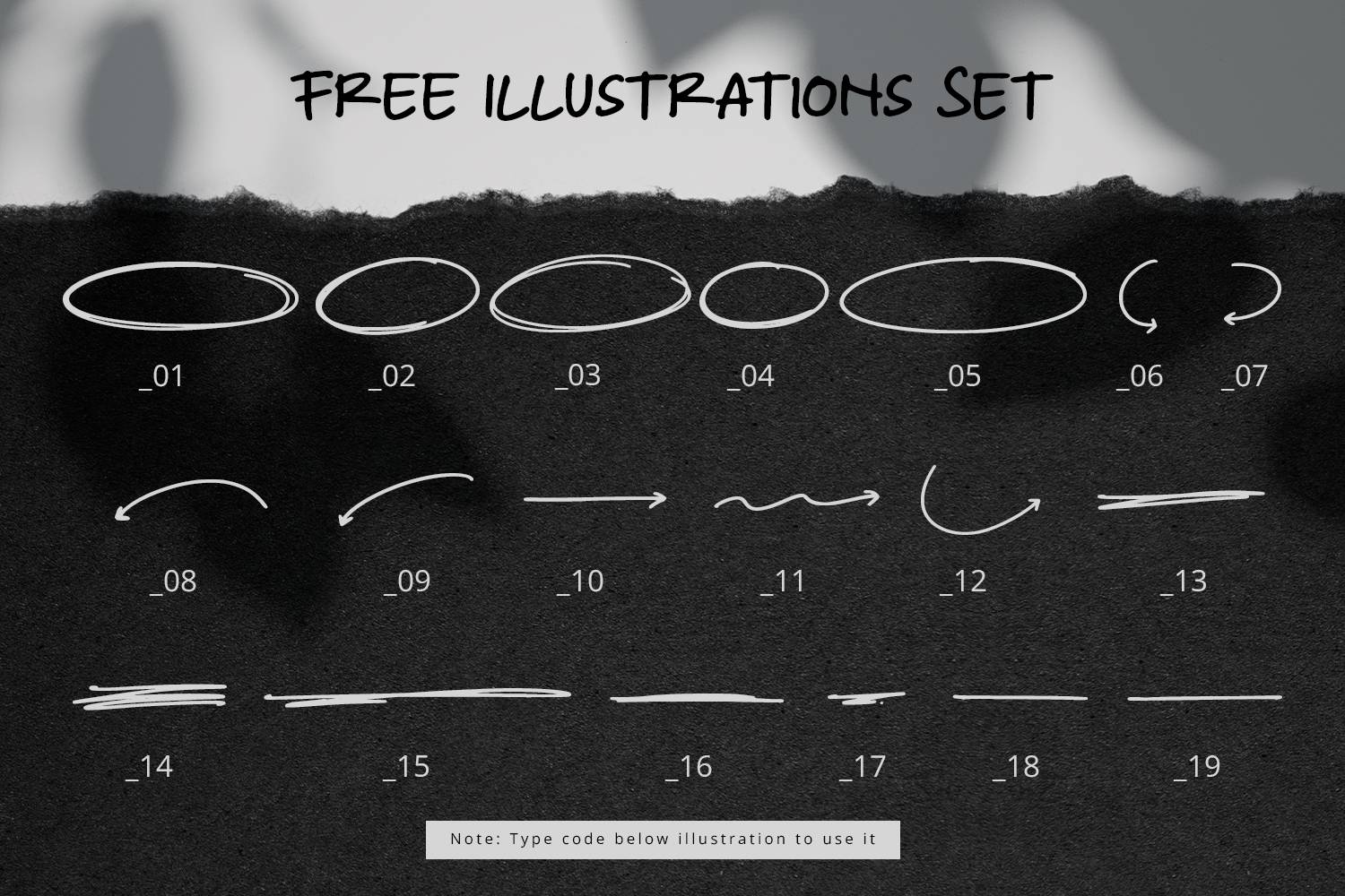 Virtual Note Font sample