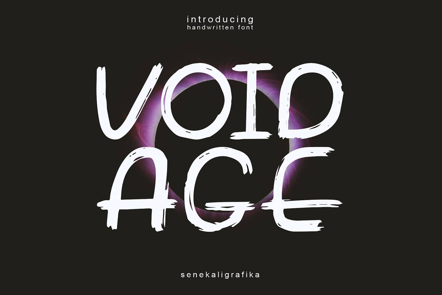 Void Age Font sample