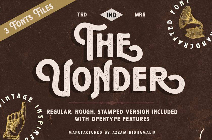 Vonder Font sample
