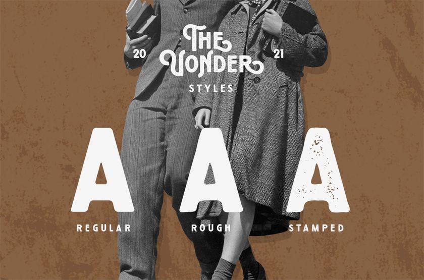 Vonder Font sample