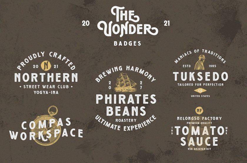 Vonder Font sample