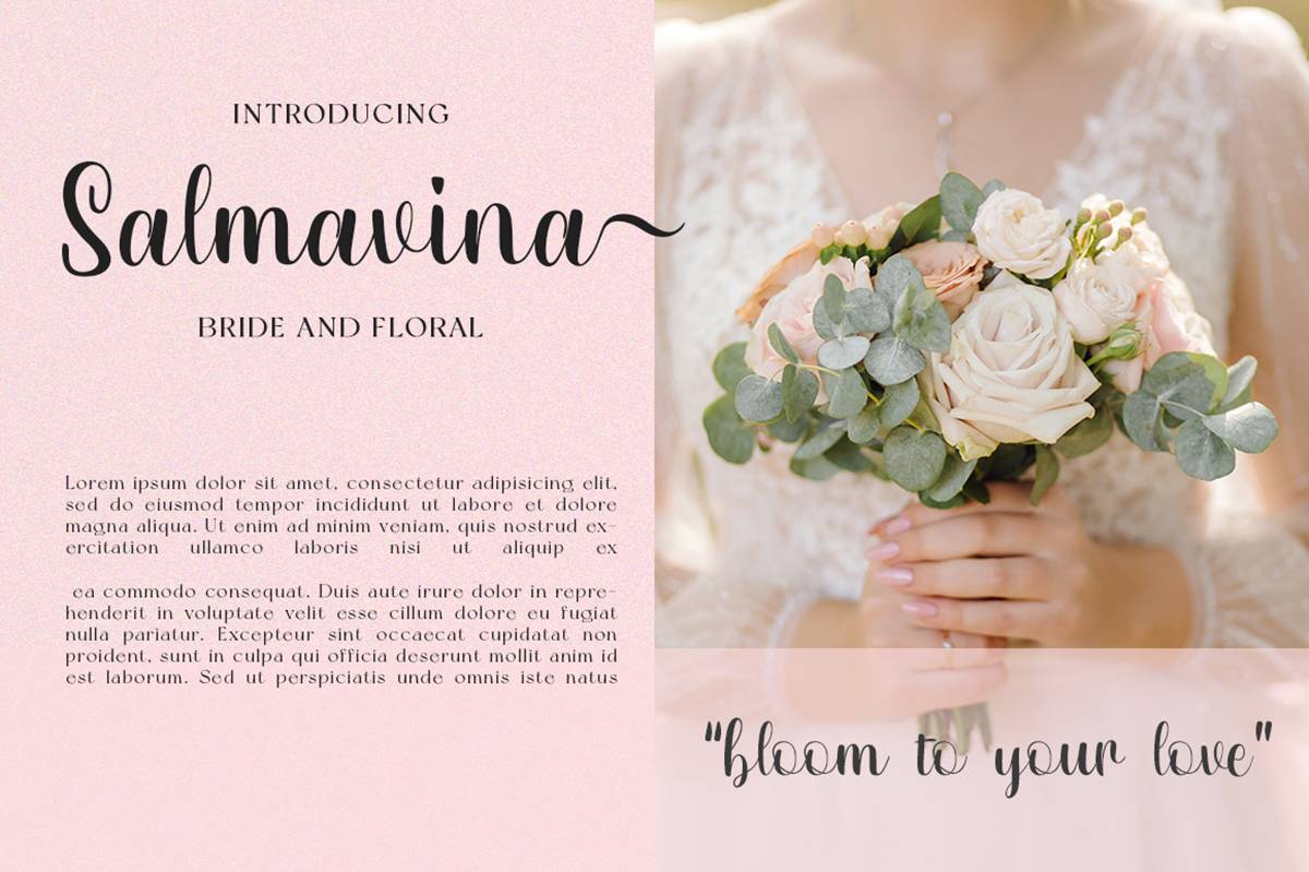 Vonetica Script Font sample