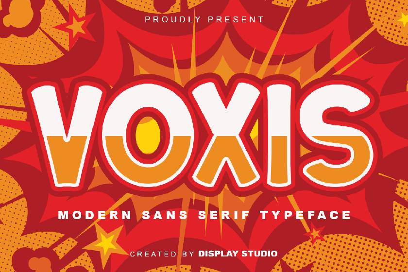 Voxis Font sample