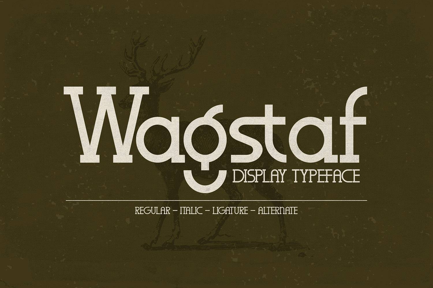Wagstaf Font sample