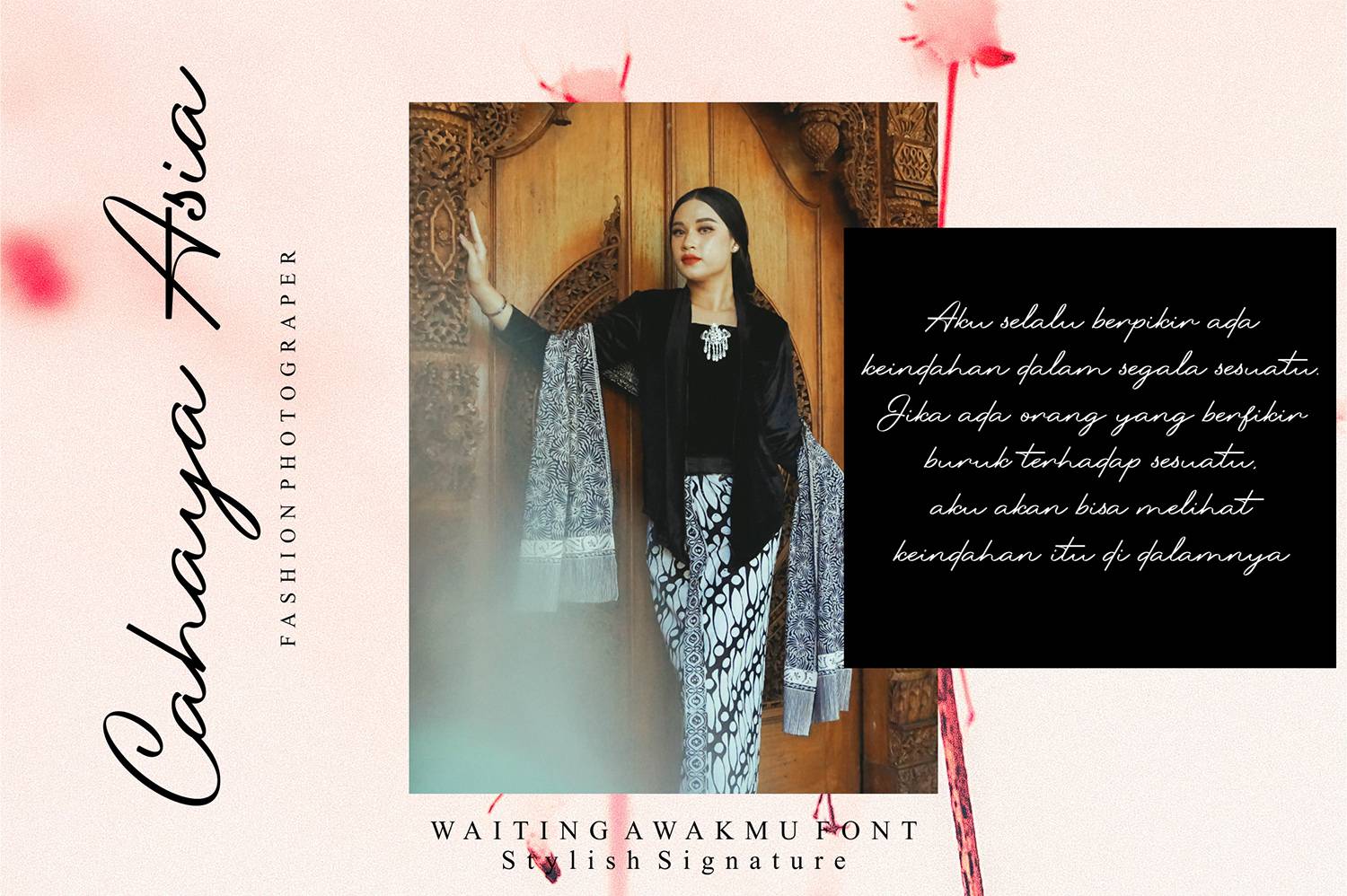 Waiting Awakmu Font sample