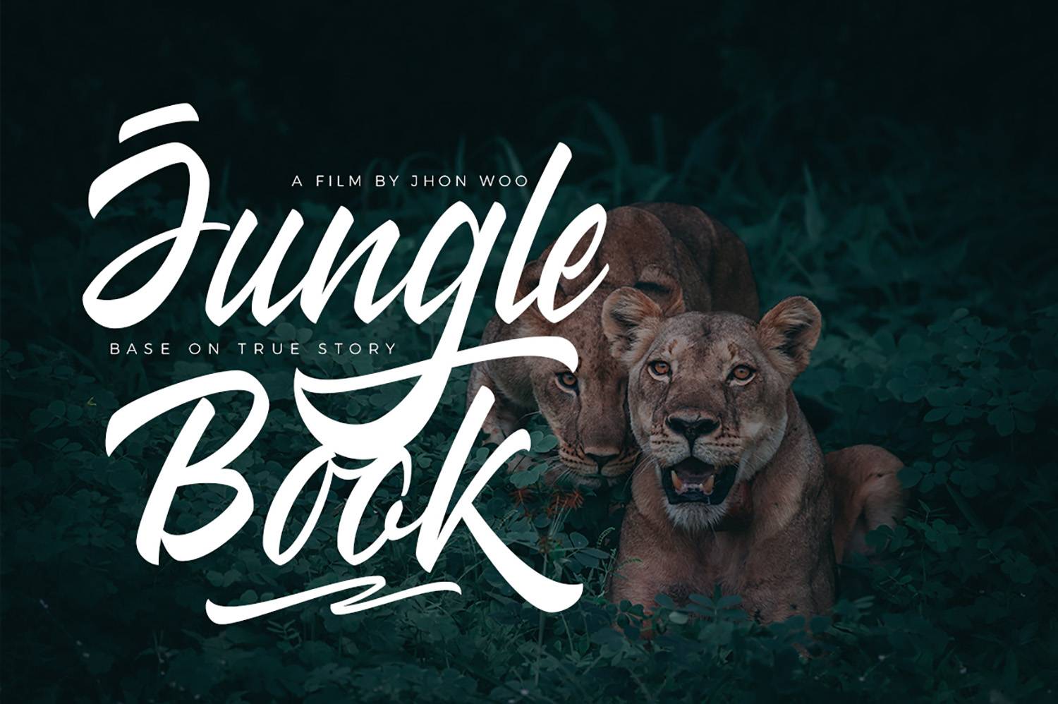 Wakanda Script Font sample