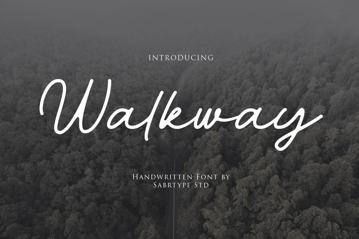 Walkway Font sample