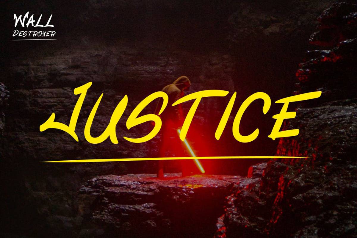 Wall Destroyer Font sample