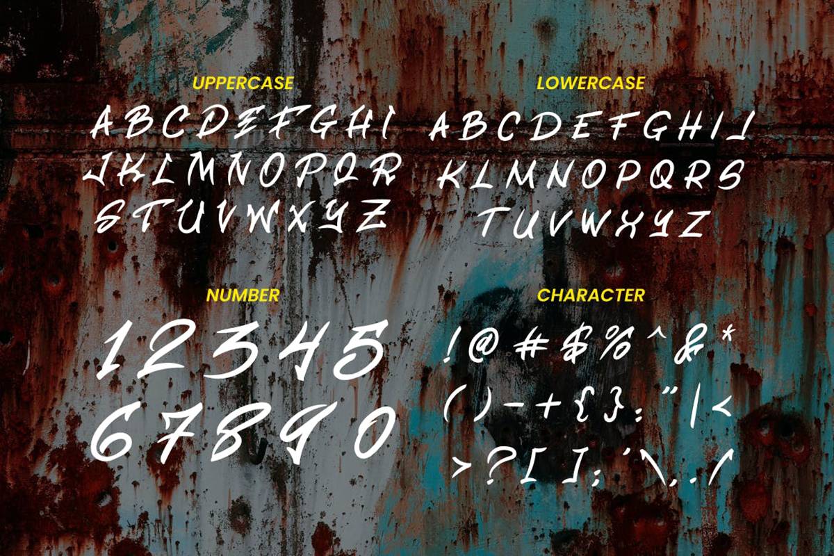 Wall Destroyer Font sample