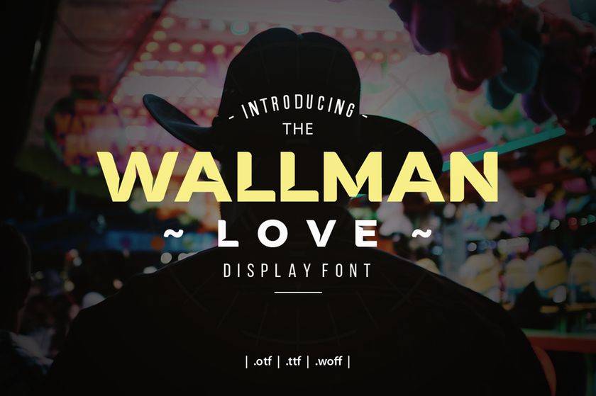 Wallman Love Font sample