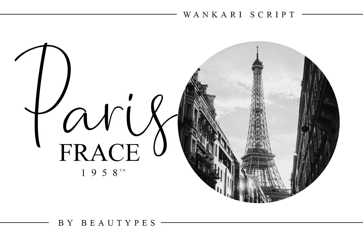Wankary Script Font sample