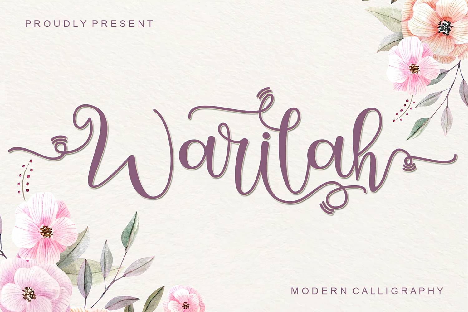 Warilah Font sample