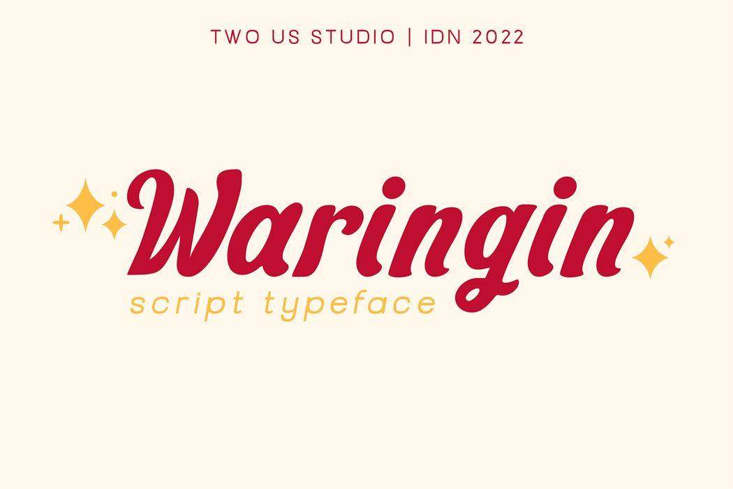 Waringin Font sample