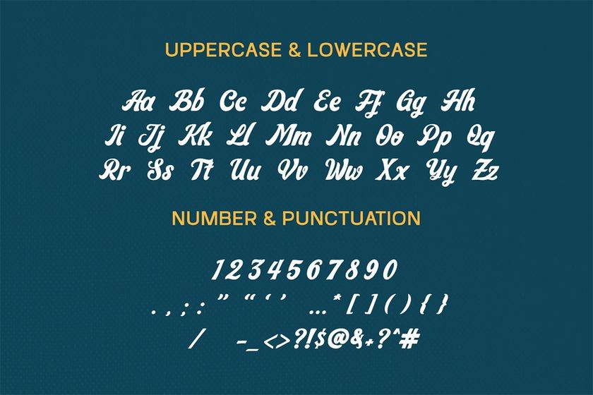 Waringin Font sample