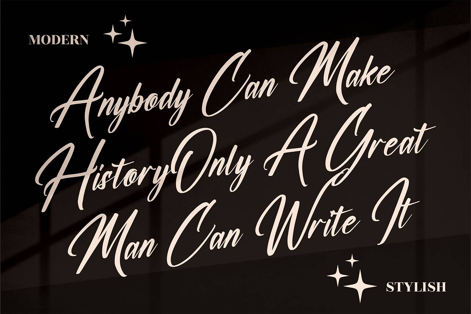 Washington Font sample