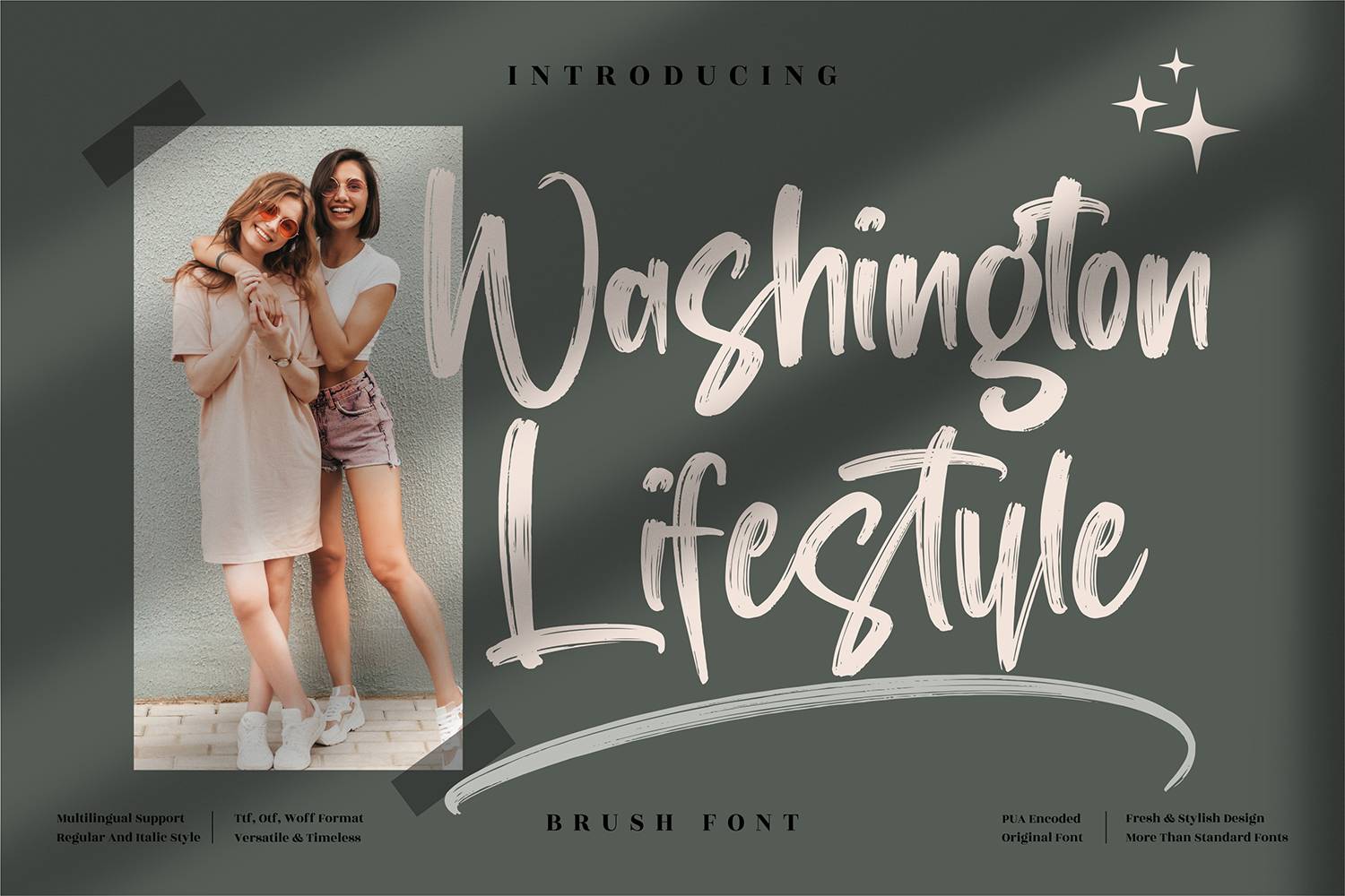 Washington Lifestyle Font sample