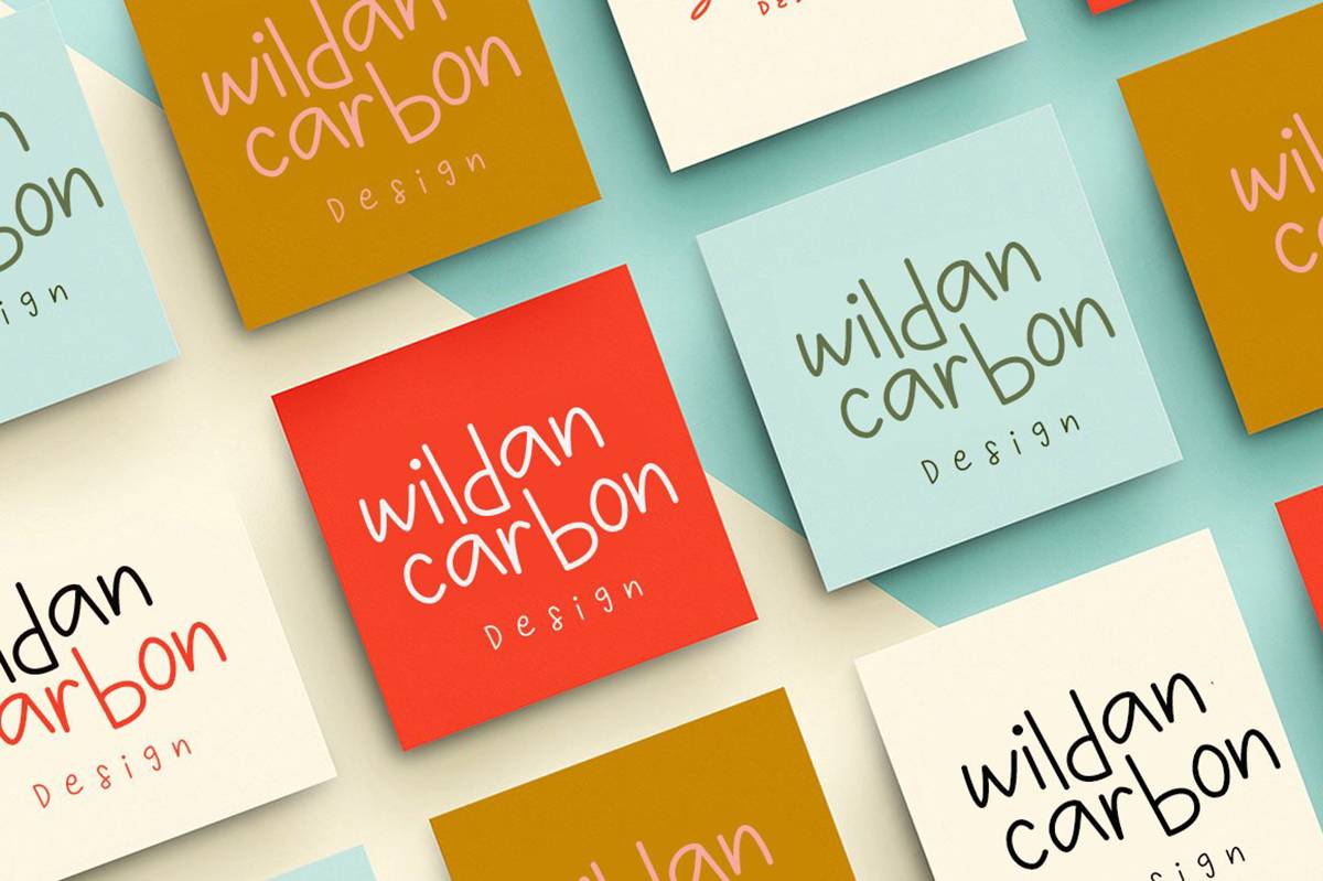 Weather in October Font sample