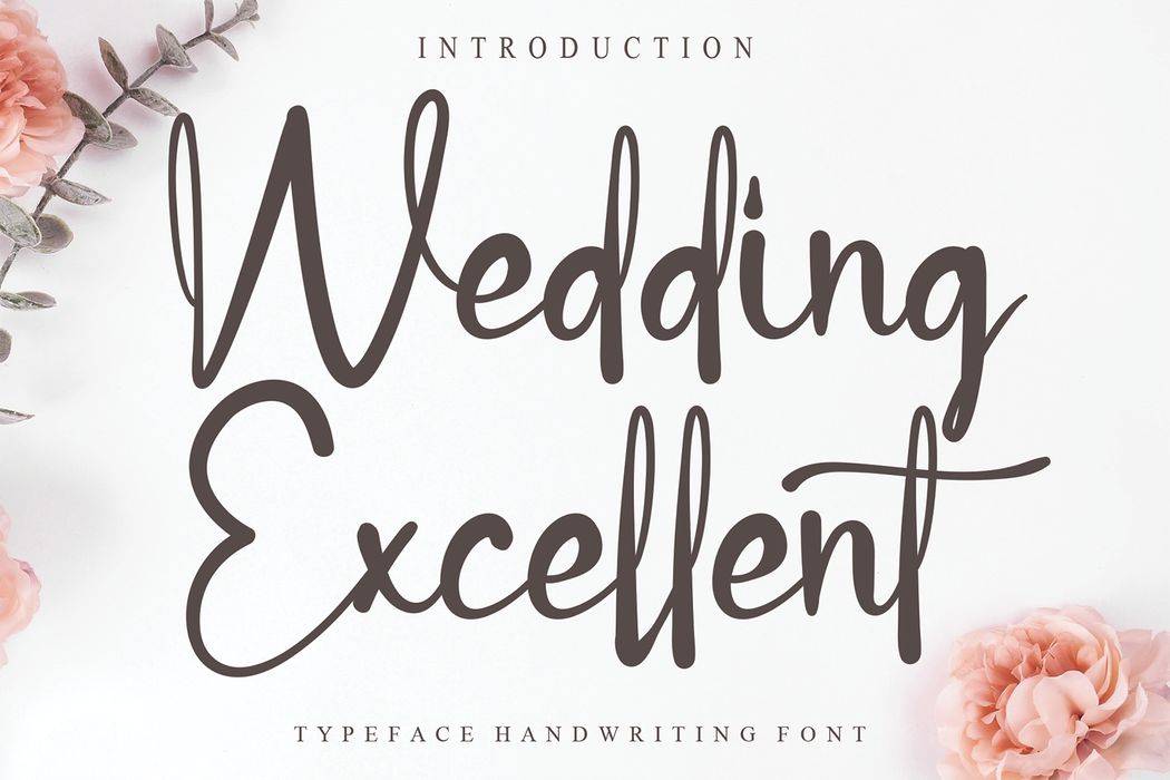 Wedding Excellent Font sample