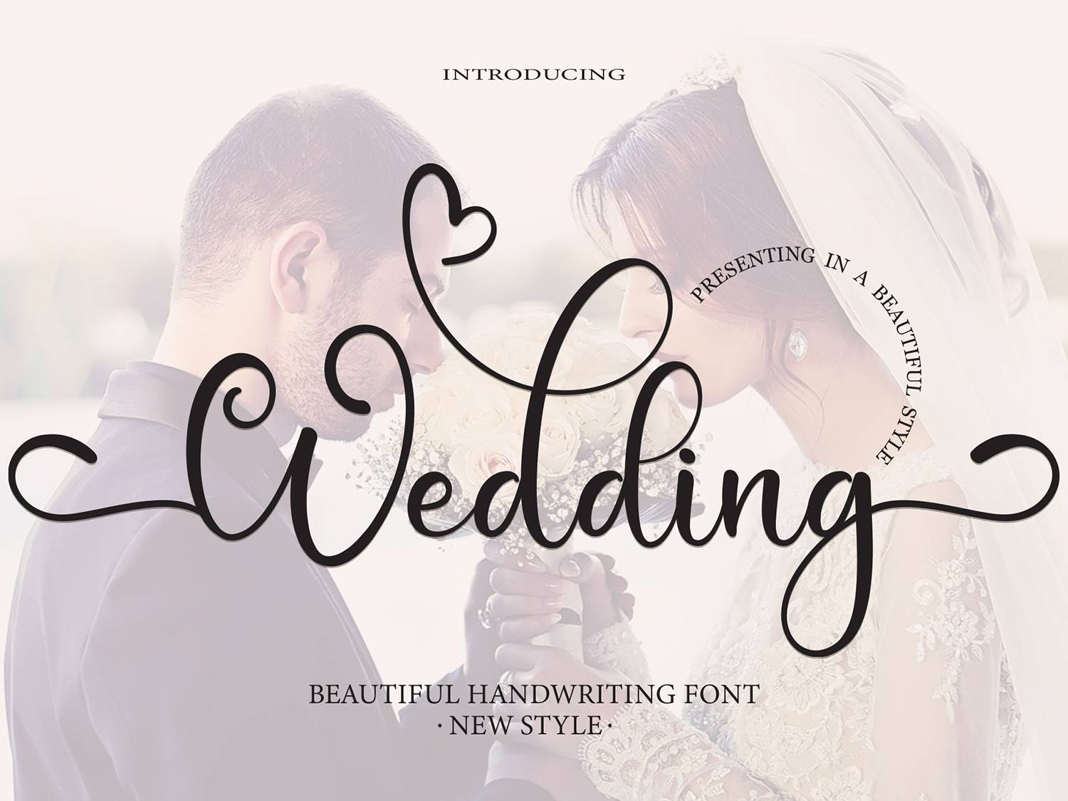 Wedding Font sample