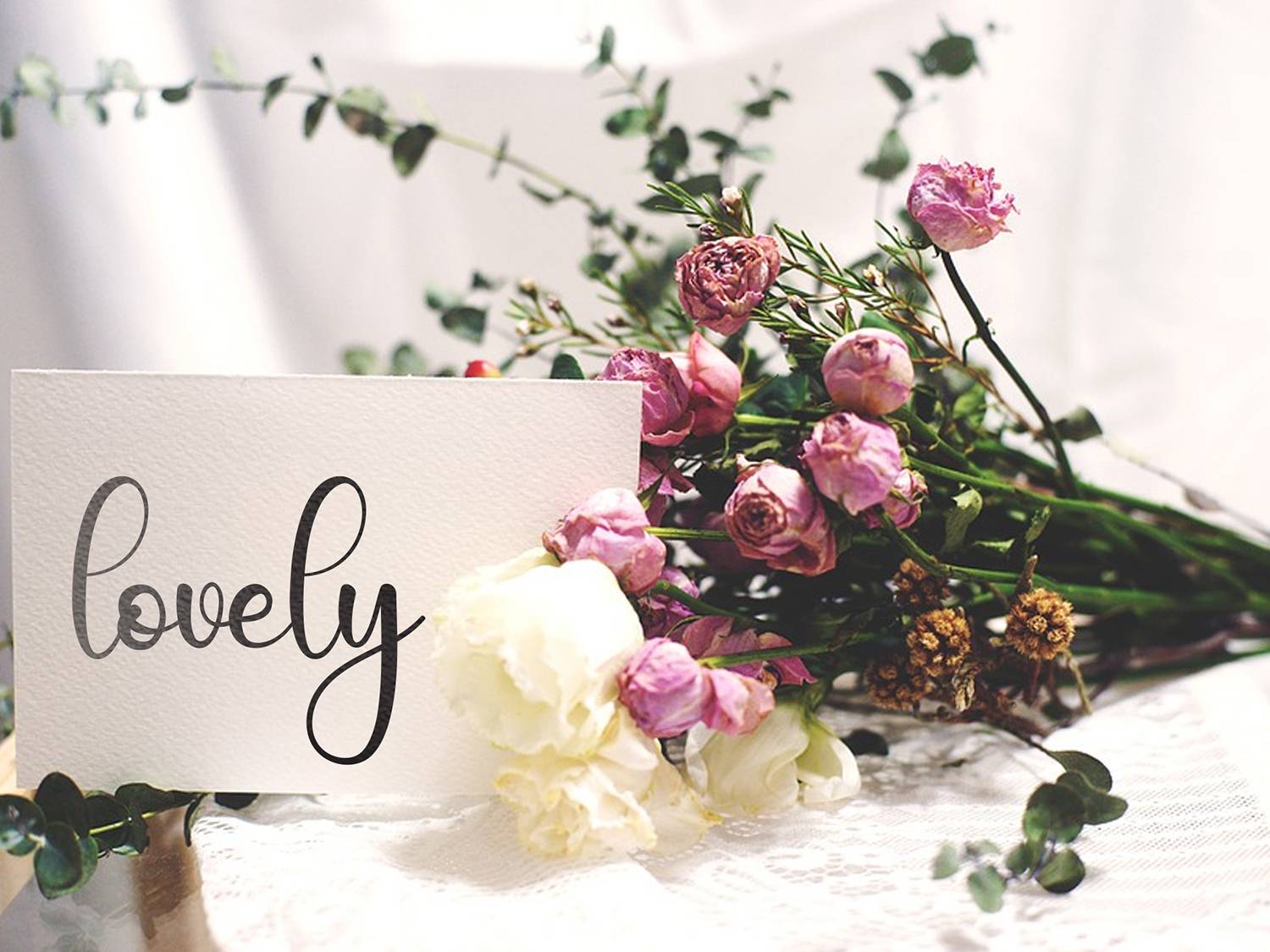 Wedding Font sample
