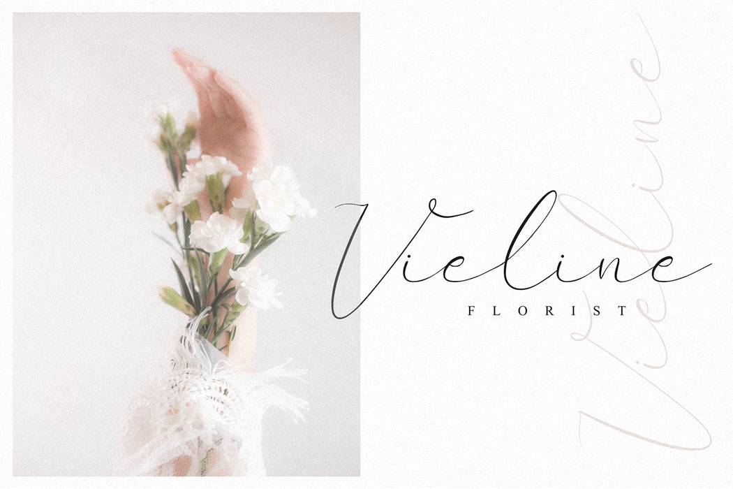 Weddingfield Font sample