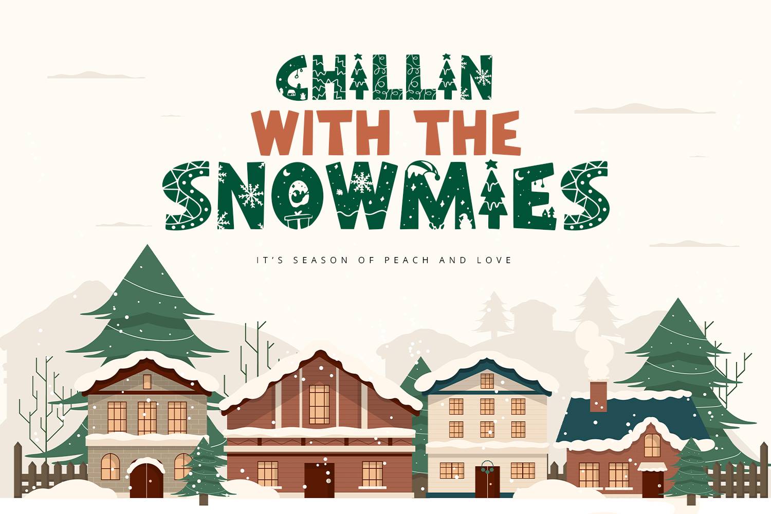 Welcome Christmas Font sample